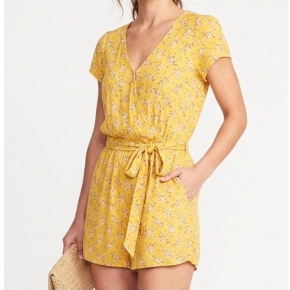 AE - Floral Open Back Romper